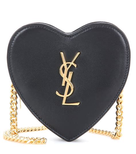 heart shape ysl bag